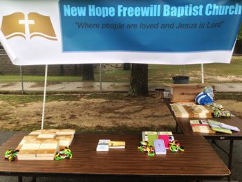 Easter outreach in Two Egg, FL