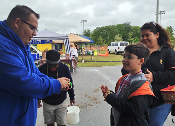 Outreach where we were able to share the Gospel with over 150 people and hand out over 50 Bibles.