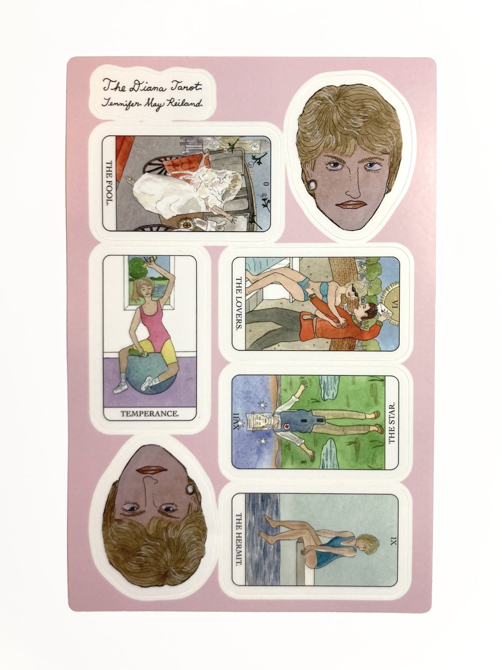 The Diana Tarot Stickers — Jennifer May Reiland