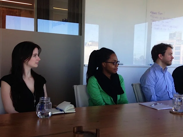 Twila Grissom, Patia Braithwaite, and Ryan O'Toole learn more about organizing within diverse communities