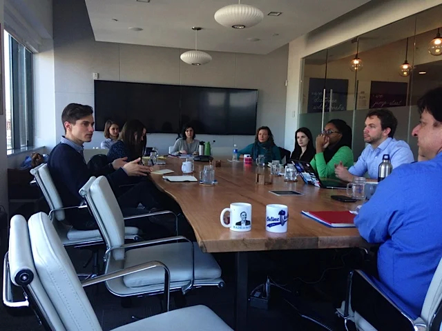 Round table discussion on the effects of meditation in creating a sane workspace