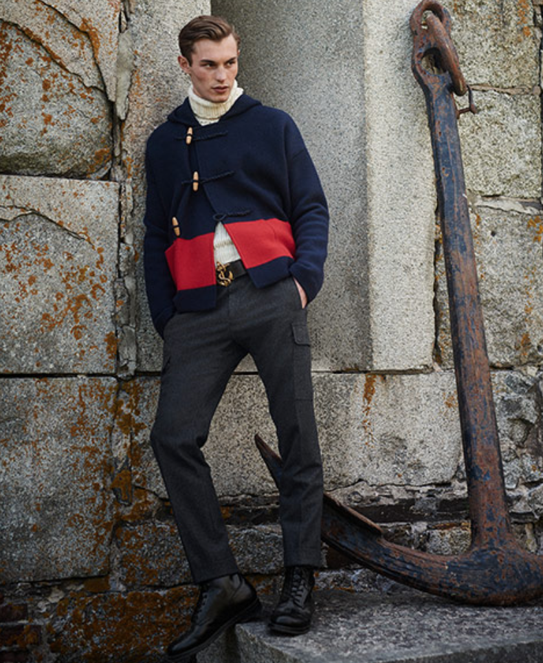 Ralph Lauren Purple Label shoot in Maine