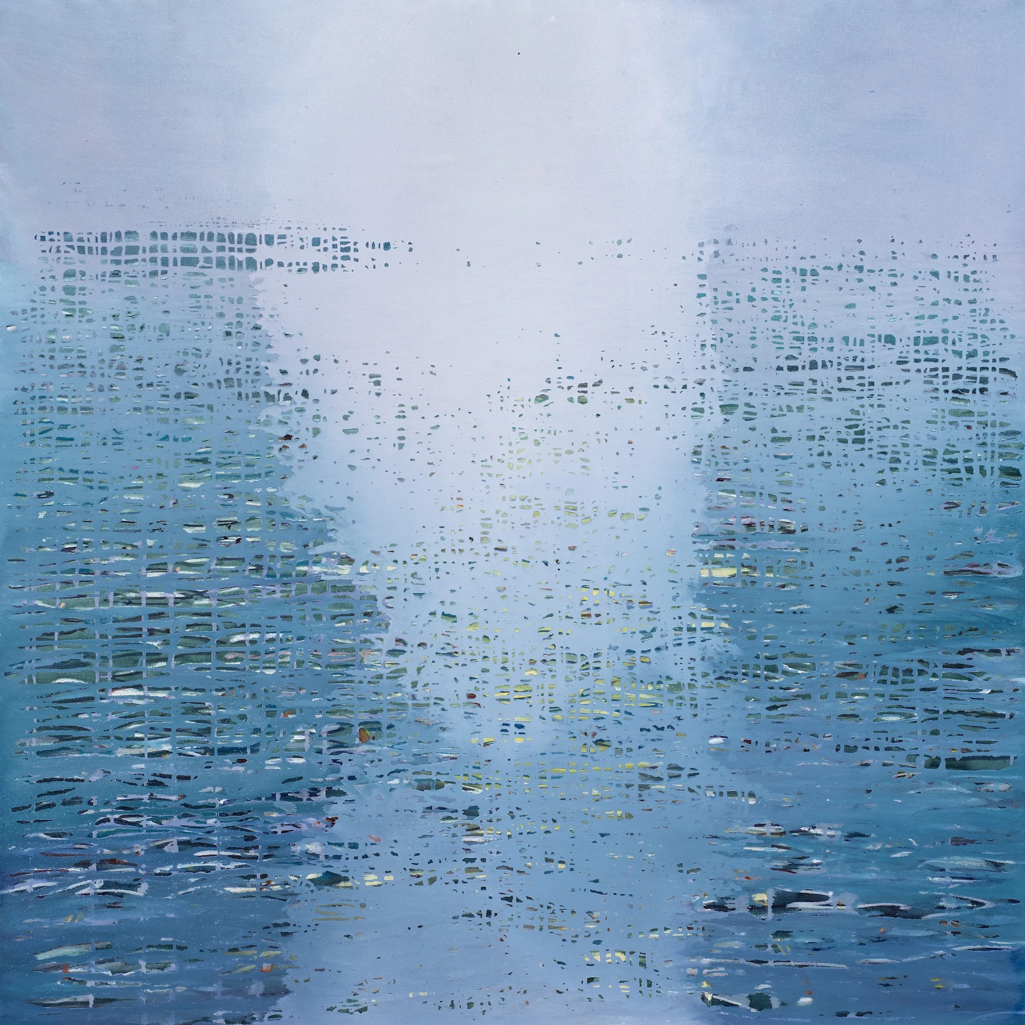 Luke Elwes Ganga 10 2018 120x120cm