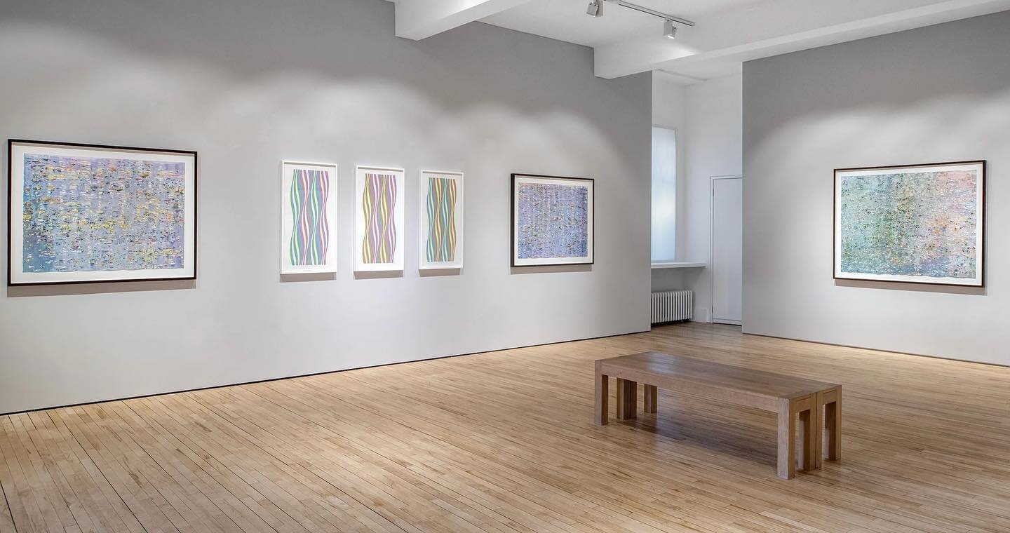 Exciting to see the new works on paper hanging alongside a selection of Bridget Riley&rsquo;s work in the London version of &lsquo;Vision &amp; The Visionary&rsquo;, the exhibition first shown in Seoul last year. The parallels are both fascinating an