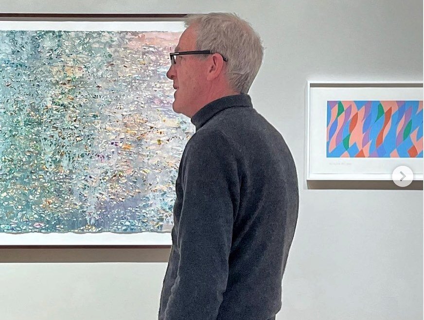 The final week of VISION &amp; THE VISIONARY, showing until 25 February @frestoniangallery 

It has been a privilege and an insight to see this curated selection of works on paper and prints by Bridget Riley and myself displayed side by side - and en