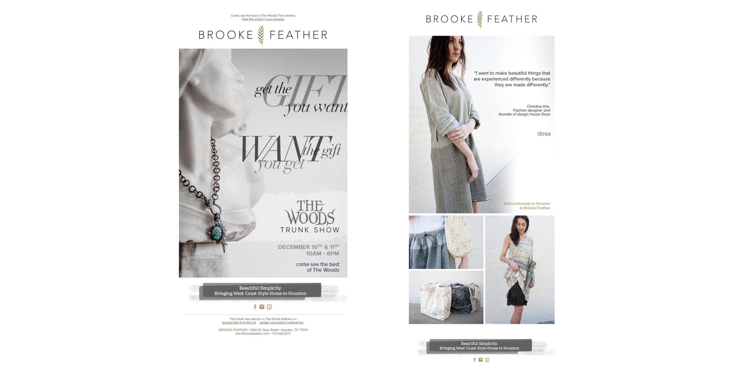Email Campaigns: Photography by Camalla.