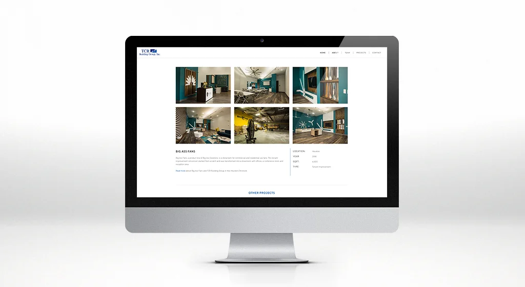 TCR Building Group Individual Project Page