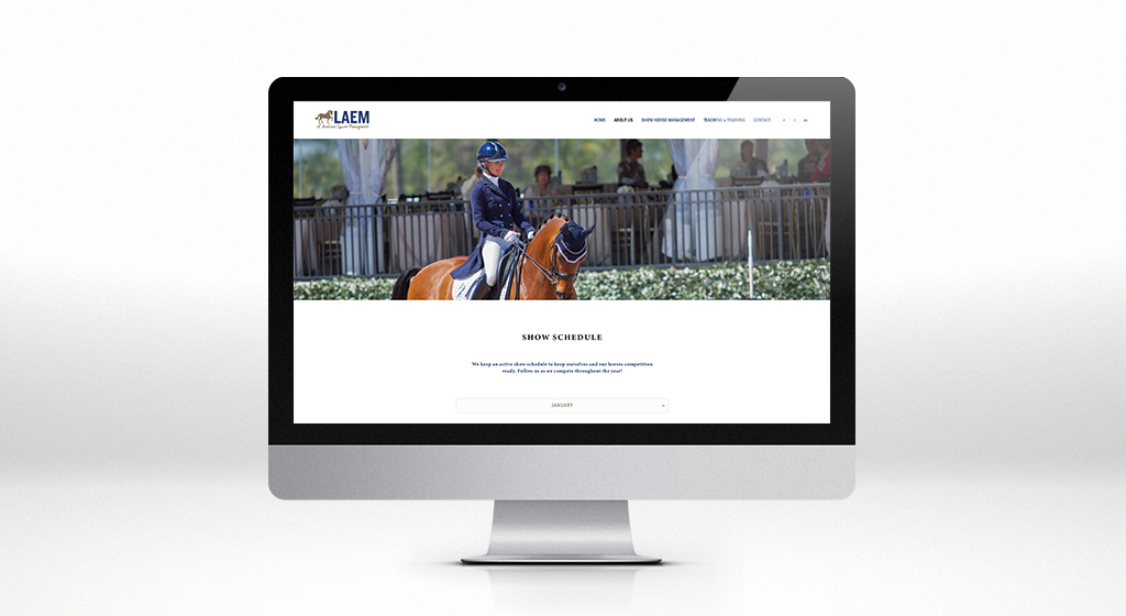 L’Acadiane Equine Management Schedule Page