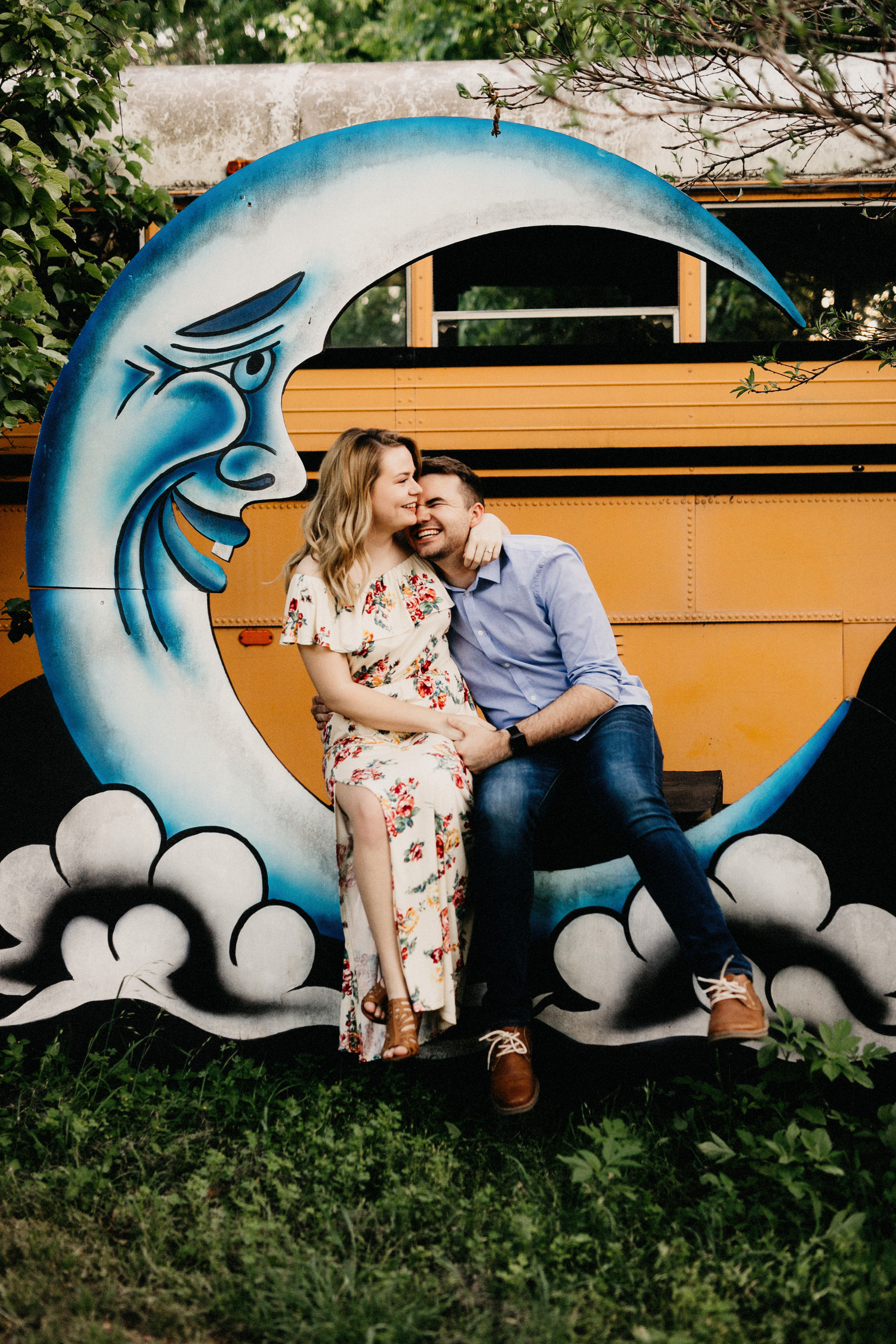 Sekrit Theater Engagement Session | Jamie and Aaron