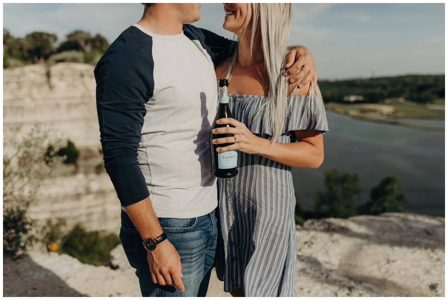 Proposal at Pennybacker Bridge