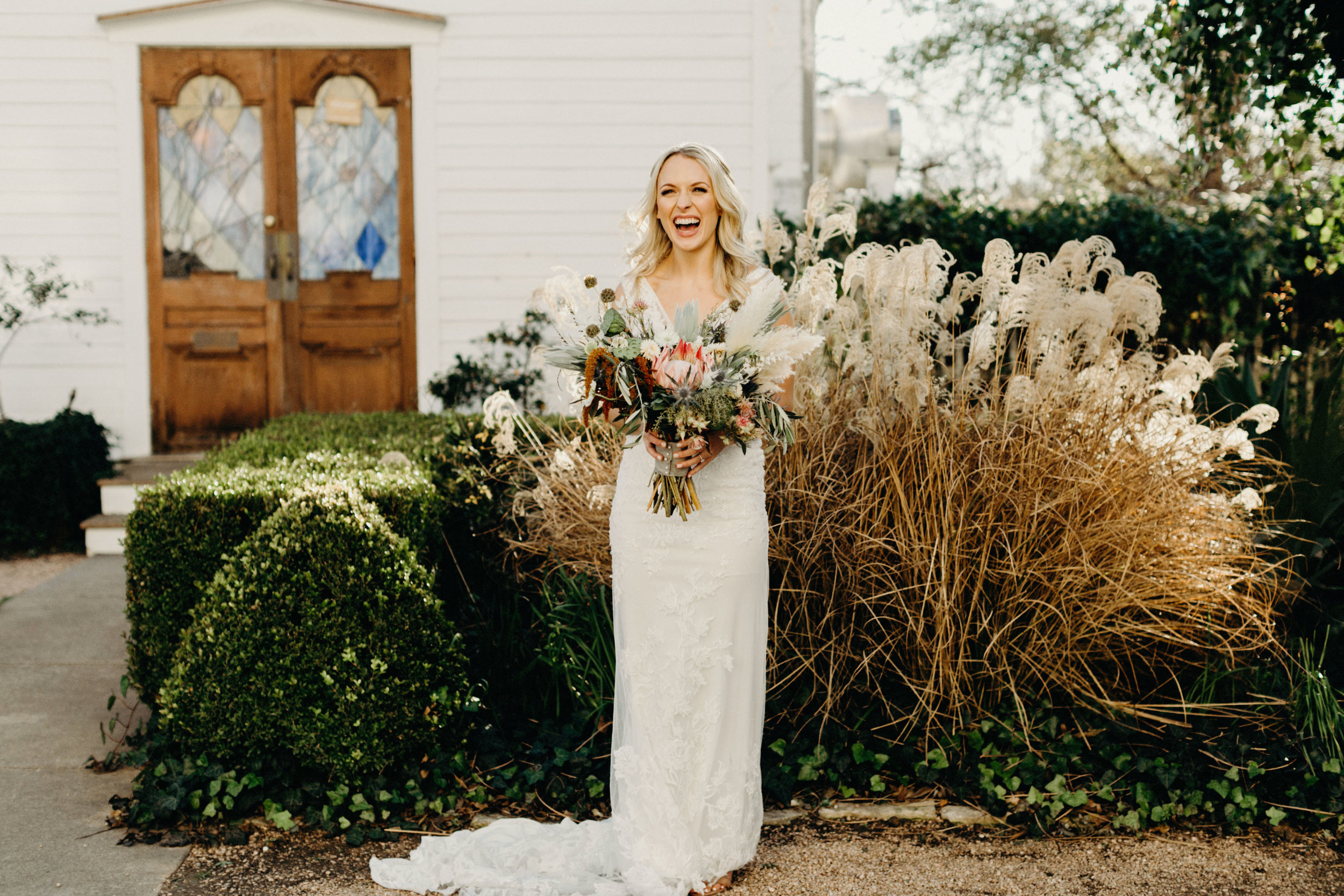 bridal portrait Wedding in Austin, Texas at Barr Mansion 