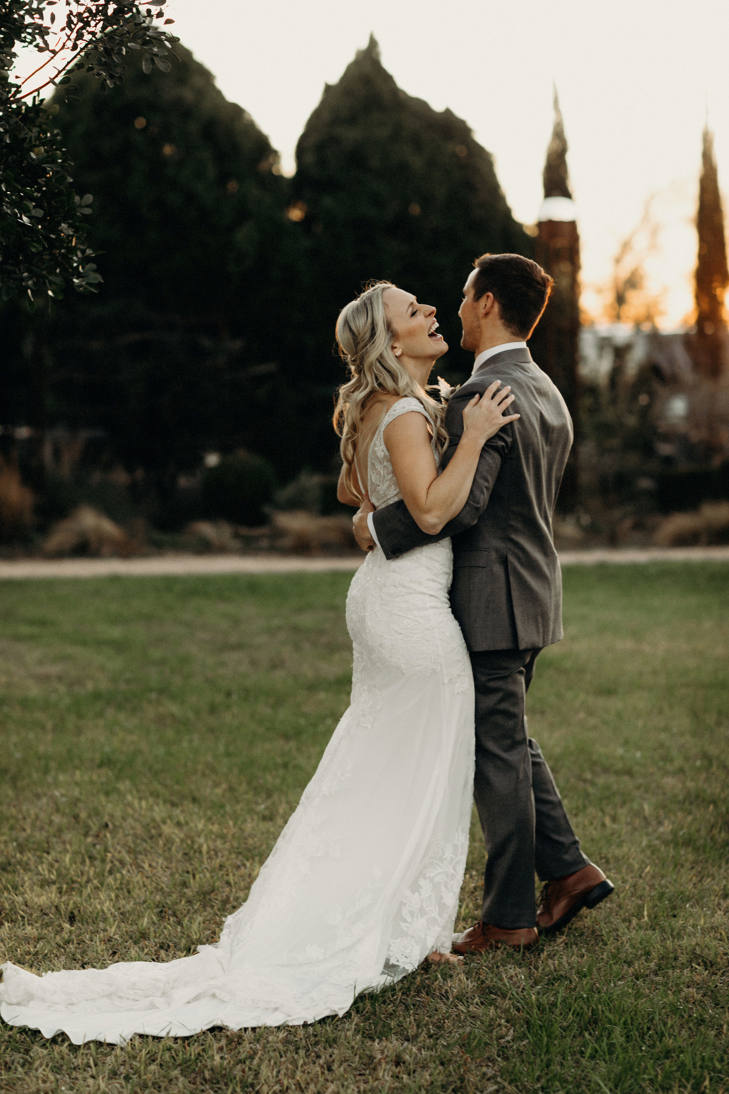 Wedding in Austin, Texas at Barr Mansion | Bride and groom portrait inspiration