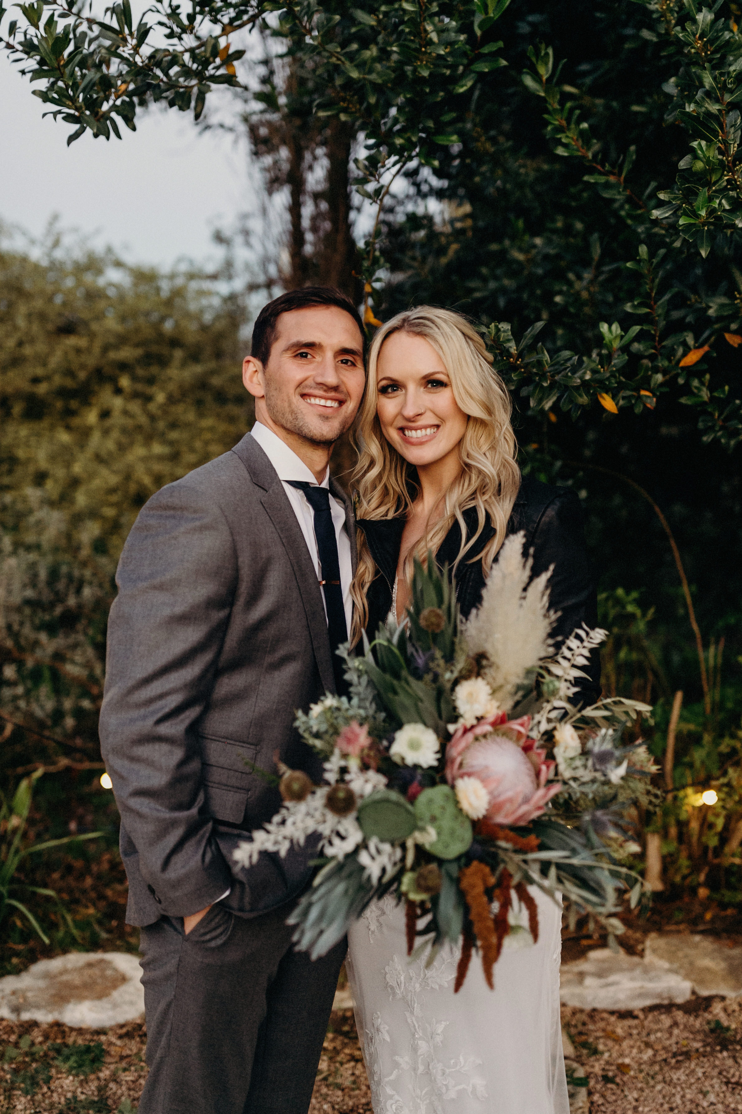 Wedding in Austin, Texas at Barr Mansion | Bride and groom portrait inspiration