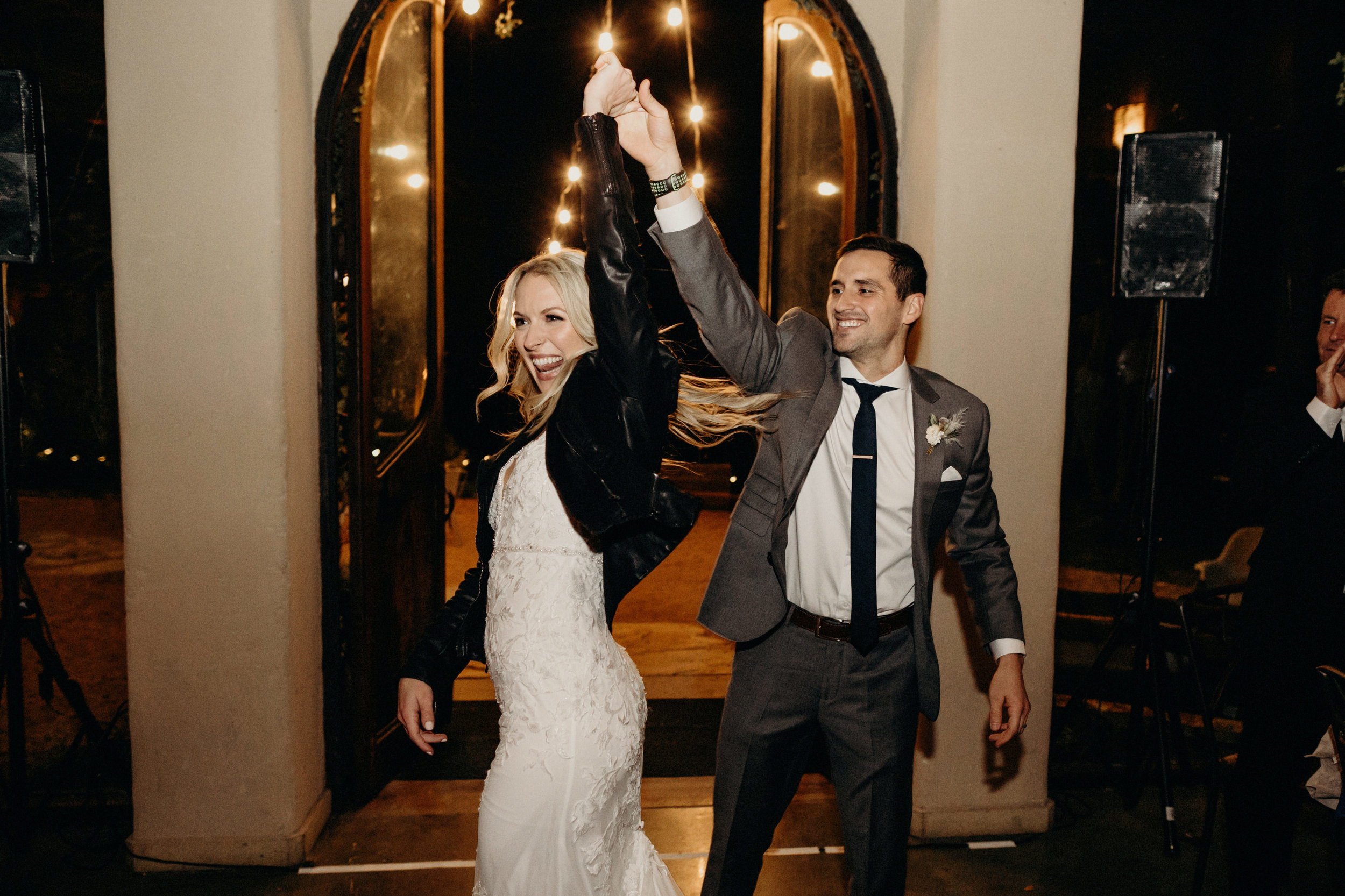 bride and groom at wedding ceremony