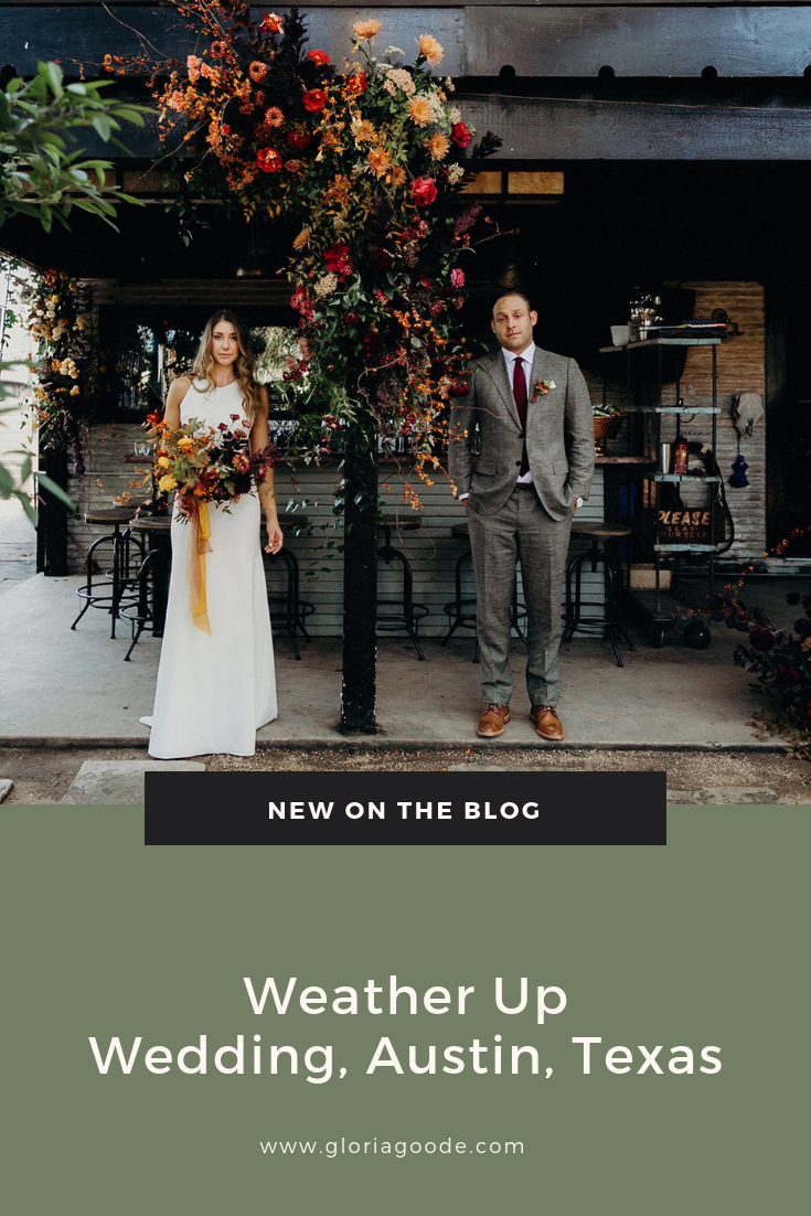 Austin Texas wedding at weather up wedding venue, photography by Gloria Goode