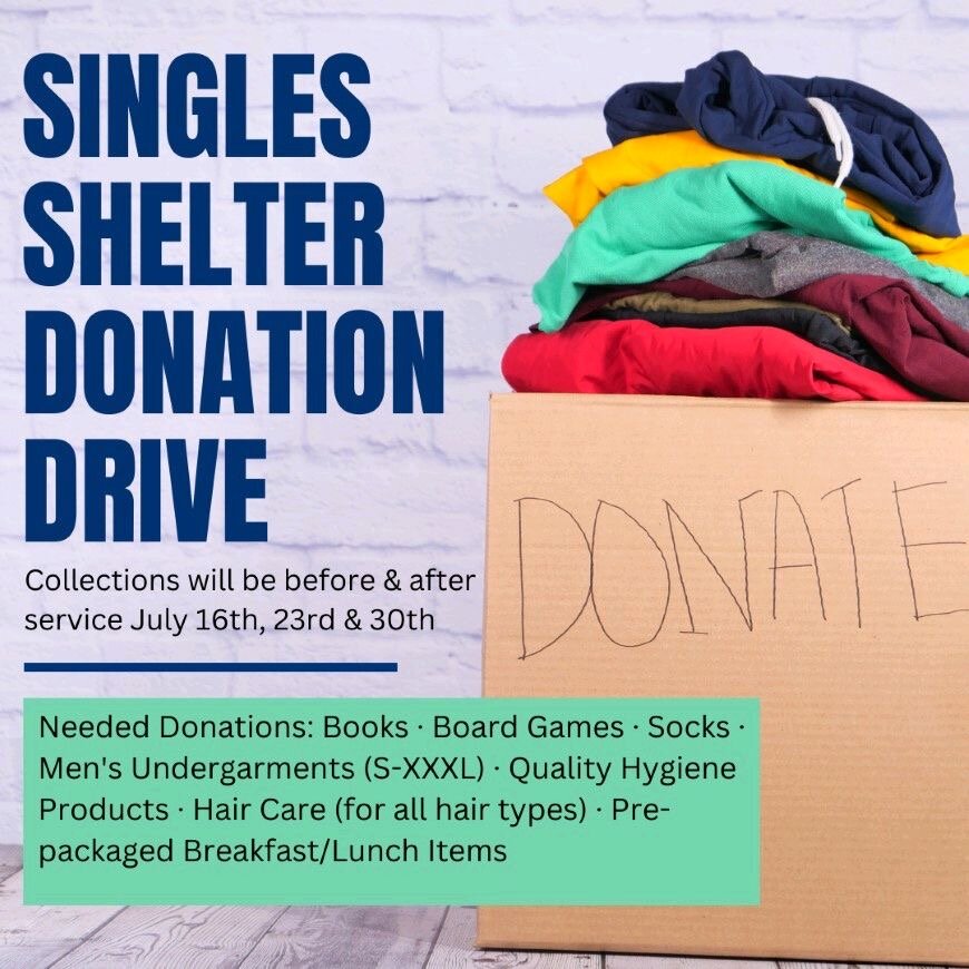 📣🏠🎁 Help us make a difference in our community! Join us for our shelter donation drive at church on July 30th and donate to those in need. Every small contribution counts! 🤝💖 #ShelterDonationDrive #HelpThoseInNeed #SpreadLove #MakeADifference #h