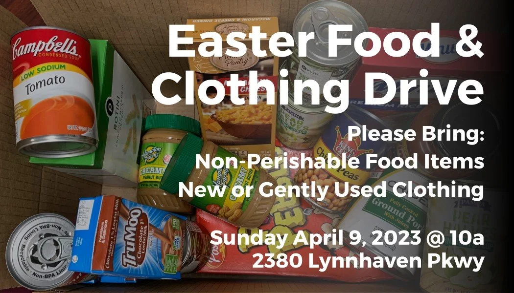 Southside Easter Sunday Service with Food & Clothing Drive — HAMPTON