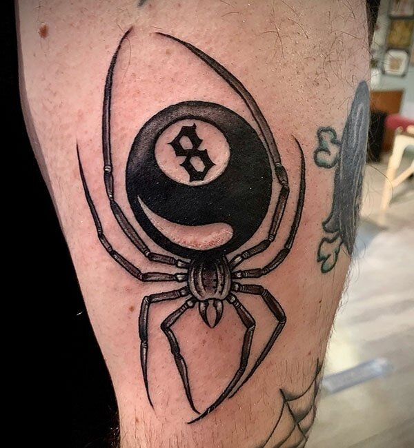 GUEST ROOM on Instagram 8 ball cherries for the win  thanks Davy  pdxtattoo chrometattoo