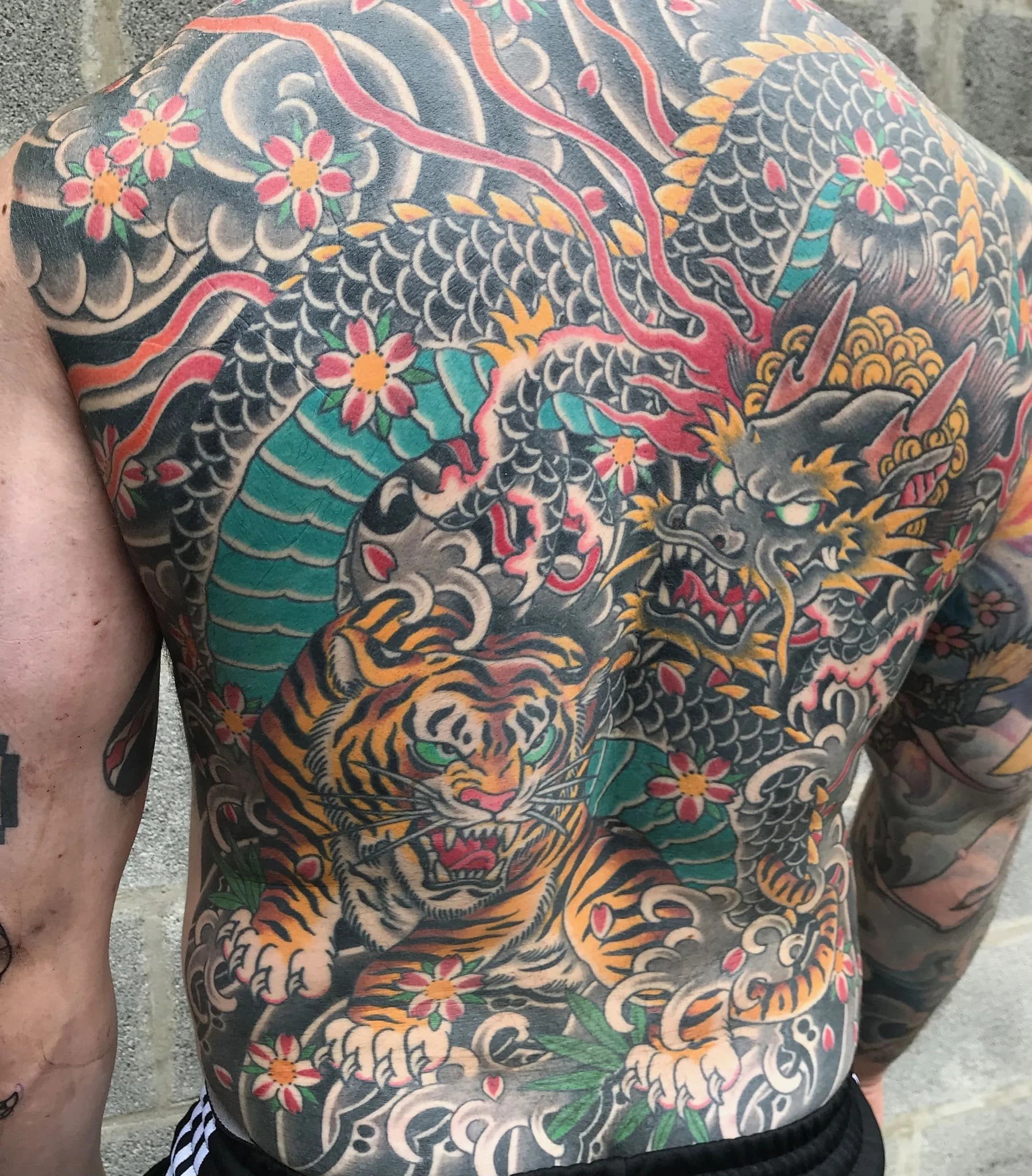 Japanese Back Tattoo Chip Douglas // Great Lakes Tattoo - Chicago, IL 