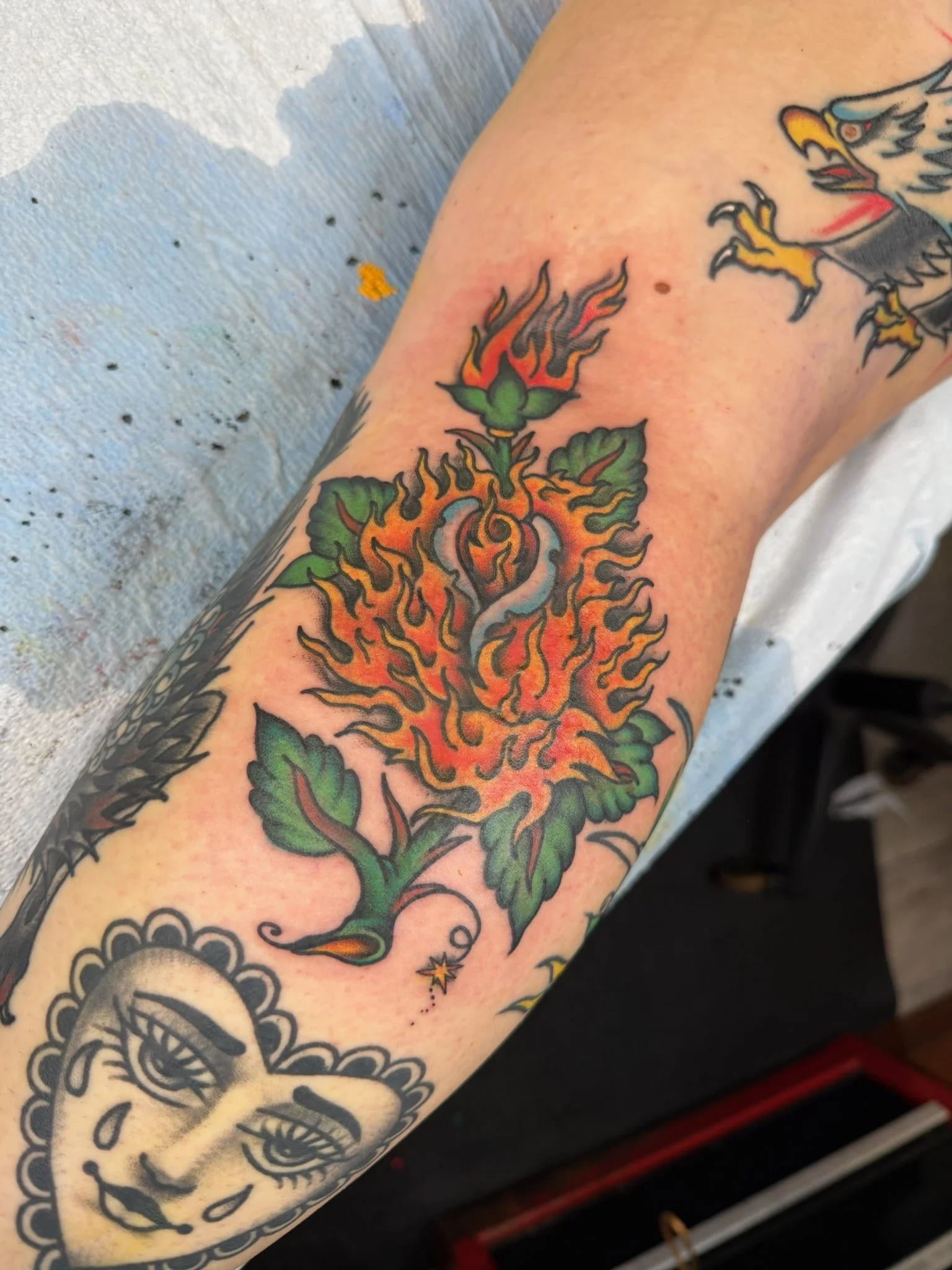 great-lakes-tattoo-chicago-flaming-rose-traditional-tattoo.jpg .jpeg