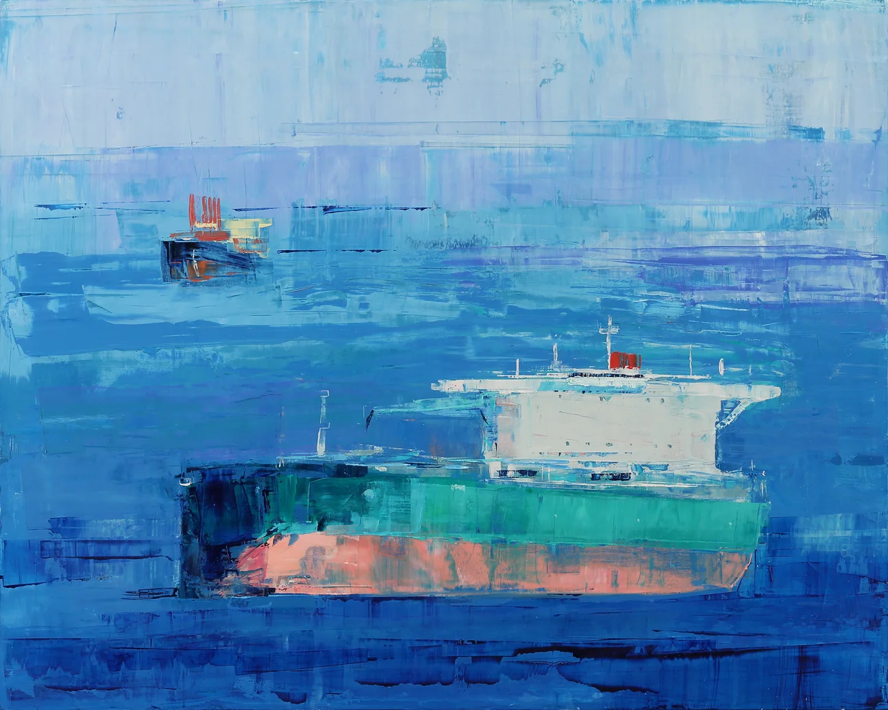 True Colours, 2015, oil on wood, 32"x40" - SOLD - Stephanie Hoppen Gallery, London