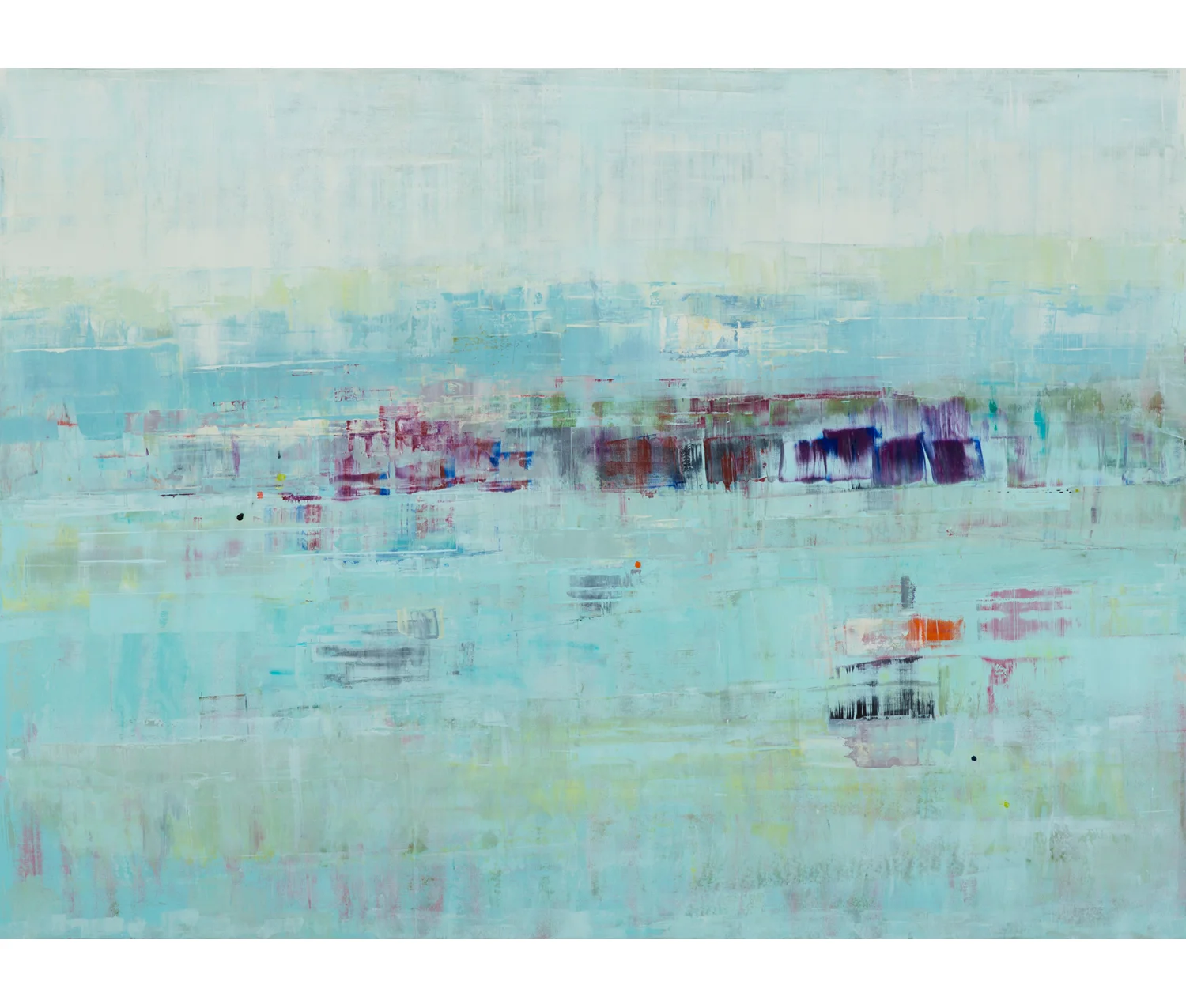 Velvet Morning , 2016, oil on wood panel, 44" x 60" Patricia Rovzar Gallery, Seattle, WA