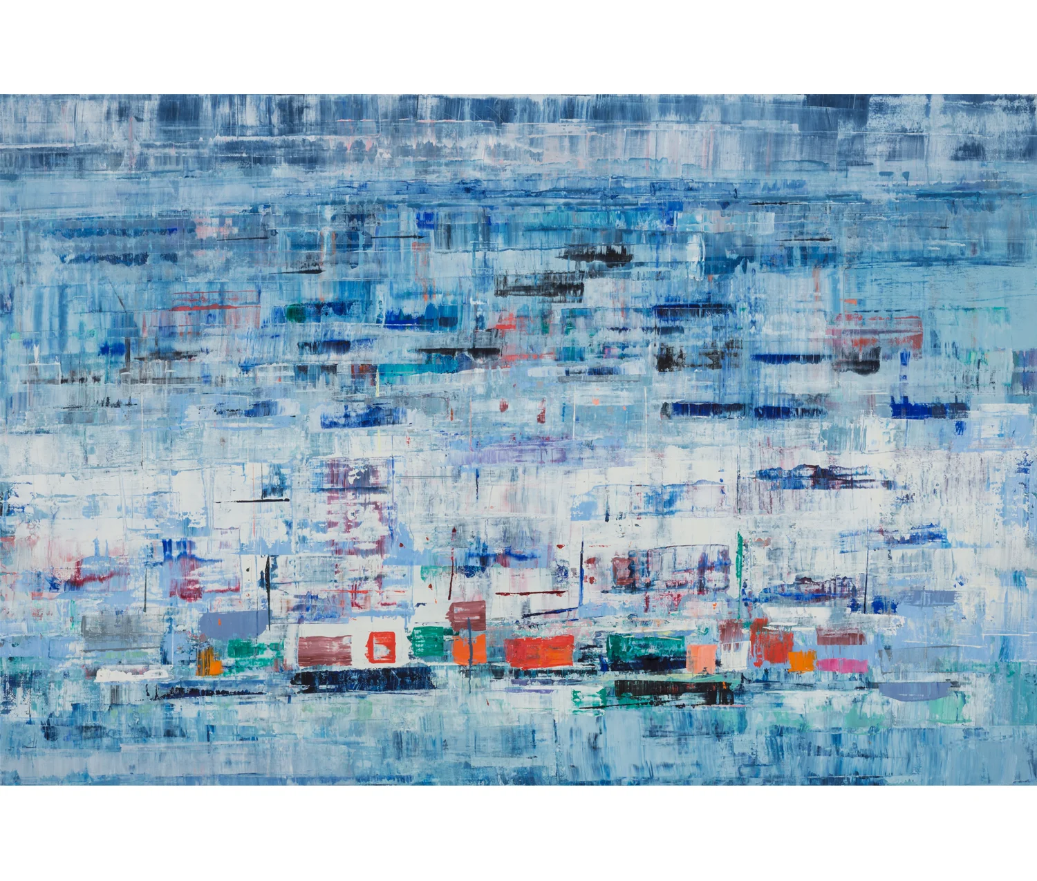 Bounty , 2017, 48" x 72", oil on wood panel Patricia Rovzar Gallery, Seattle , WA
