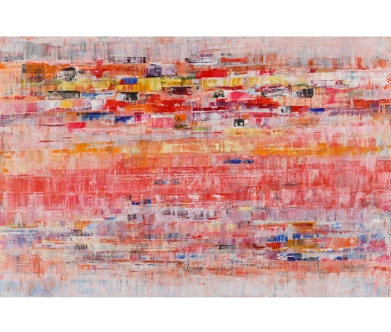 Ipse Dixit , 2017, oil on wood, 48" x 72"
