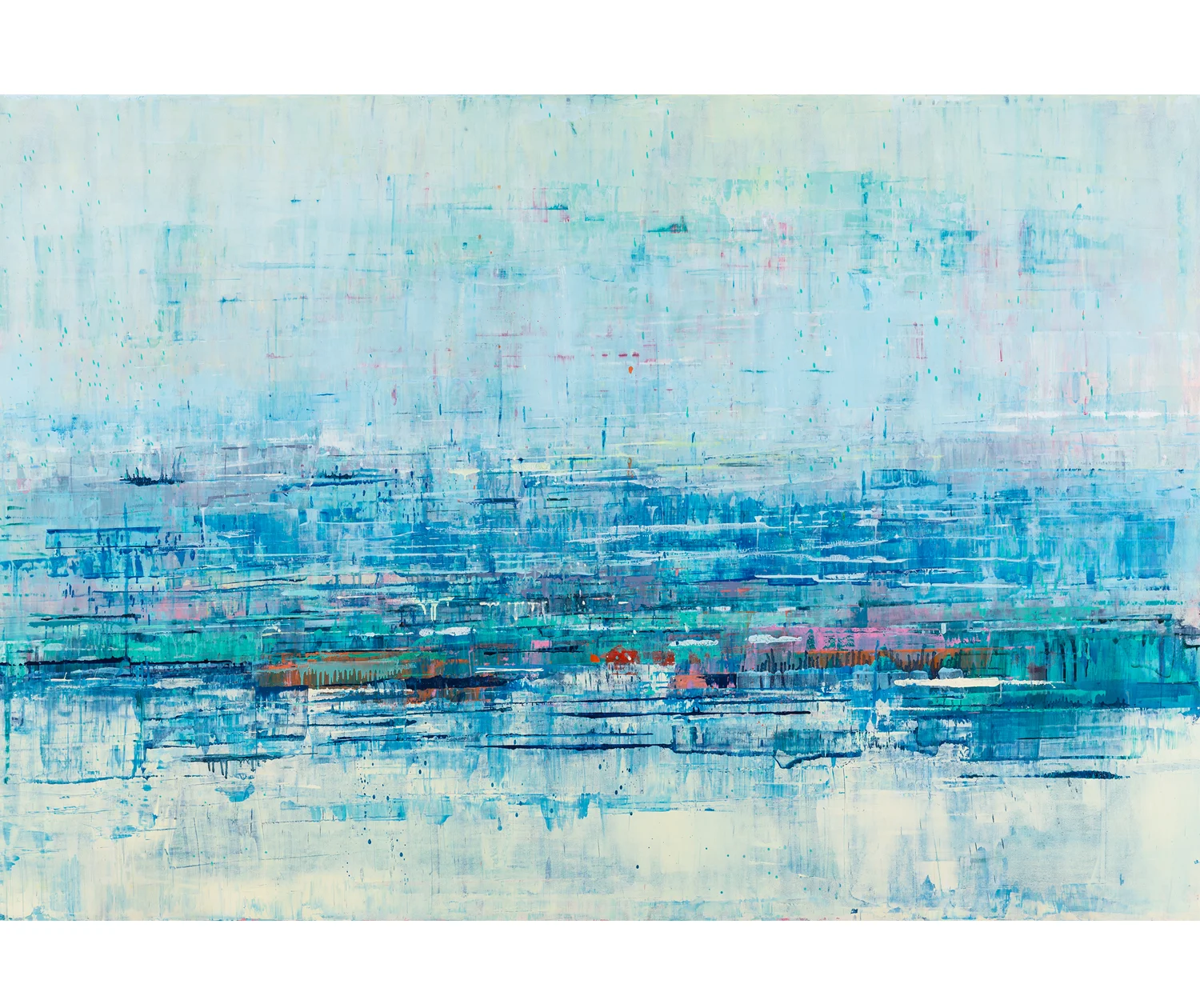 Some Day , 2019, 48” x 72”, oil on wood