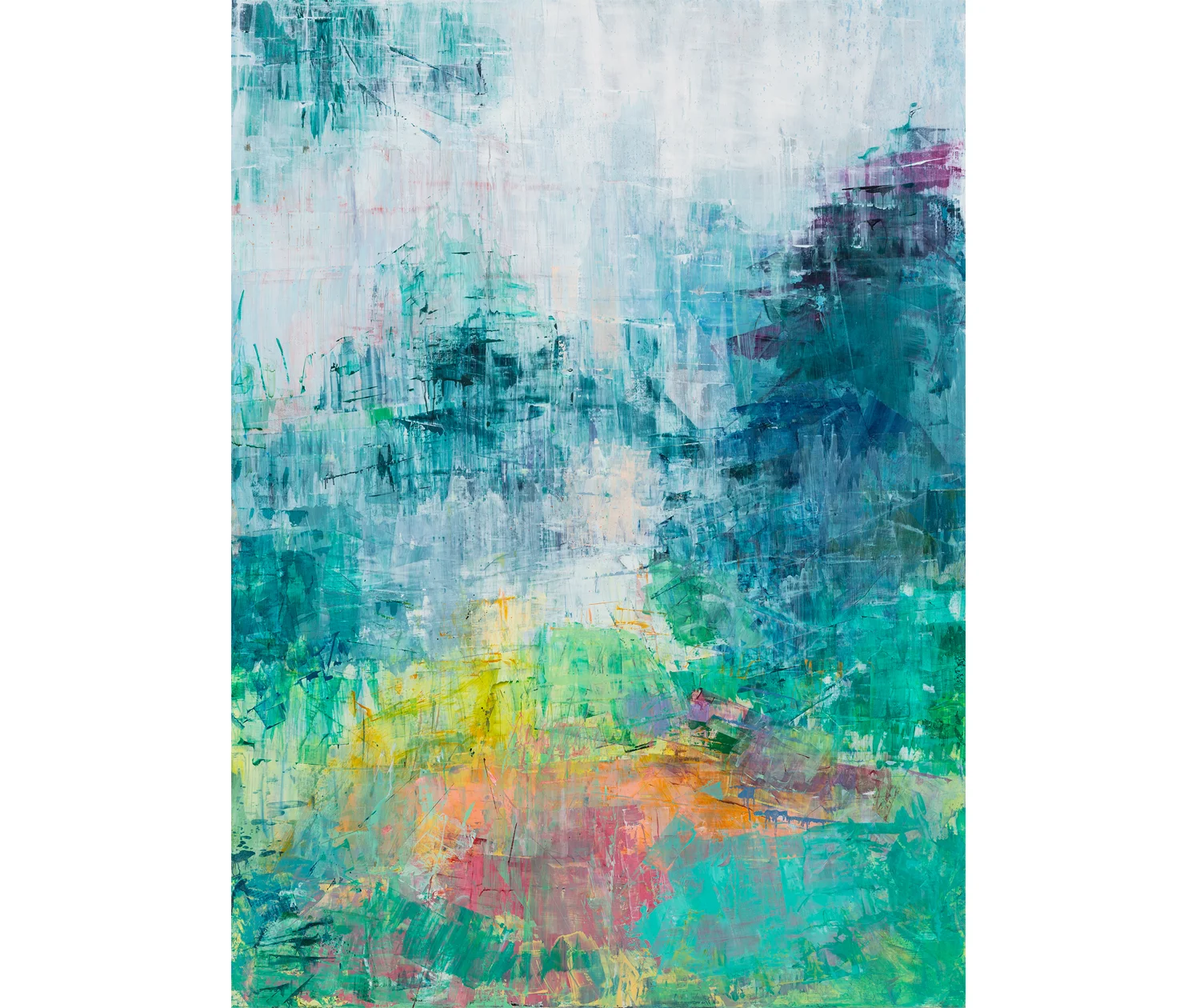 Tilden # 6, 2019, 60” x 44”, oil on wood