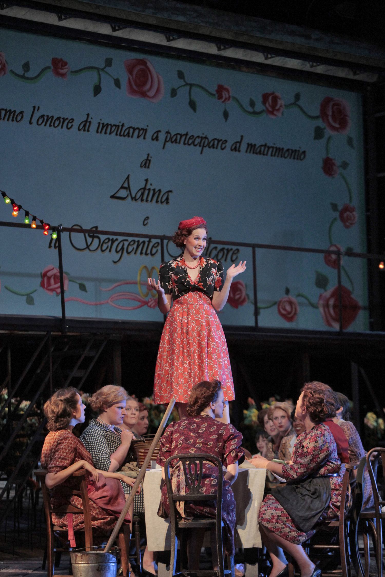  Act II as Gianetta in Donizetti's  L'elisir d'amore &nbsp;at the Santa Fe Opera, 2009. 