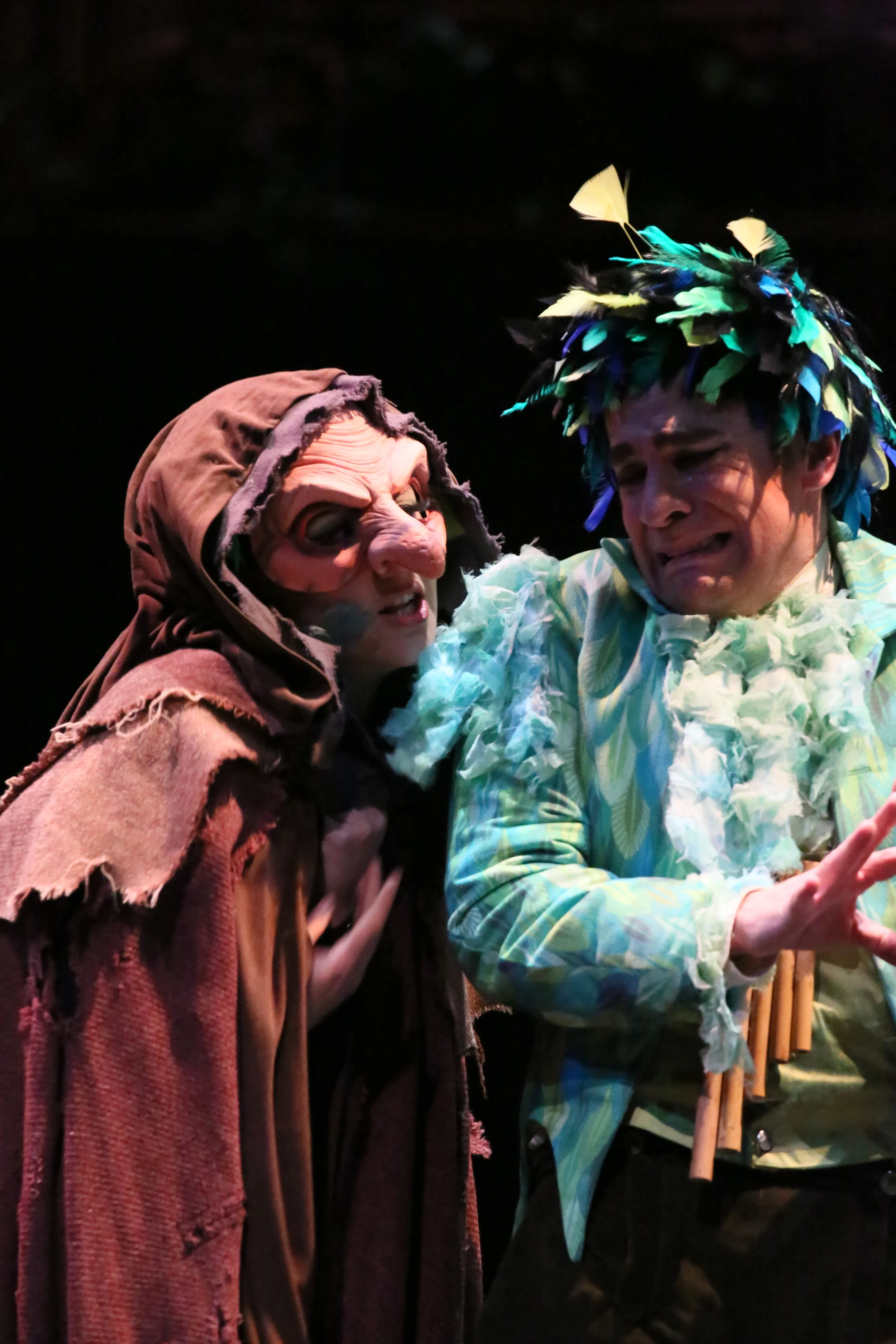 As the Old Woman/Papagena in Hawai'i Opera Theatre's Magic Flute , 2015. (c) David Takagi. 