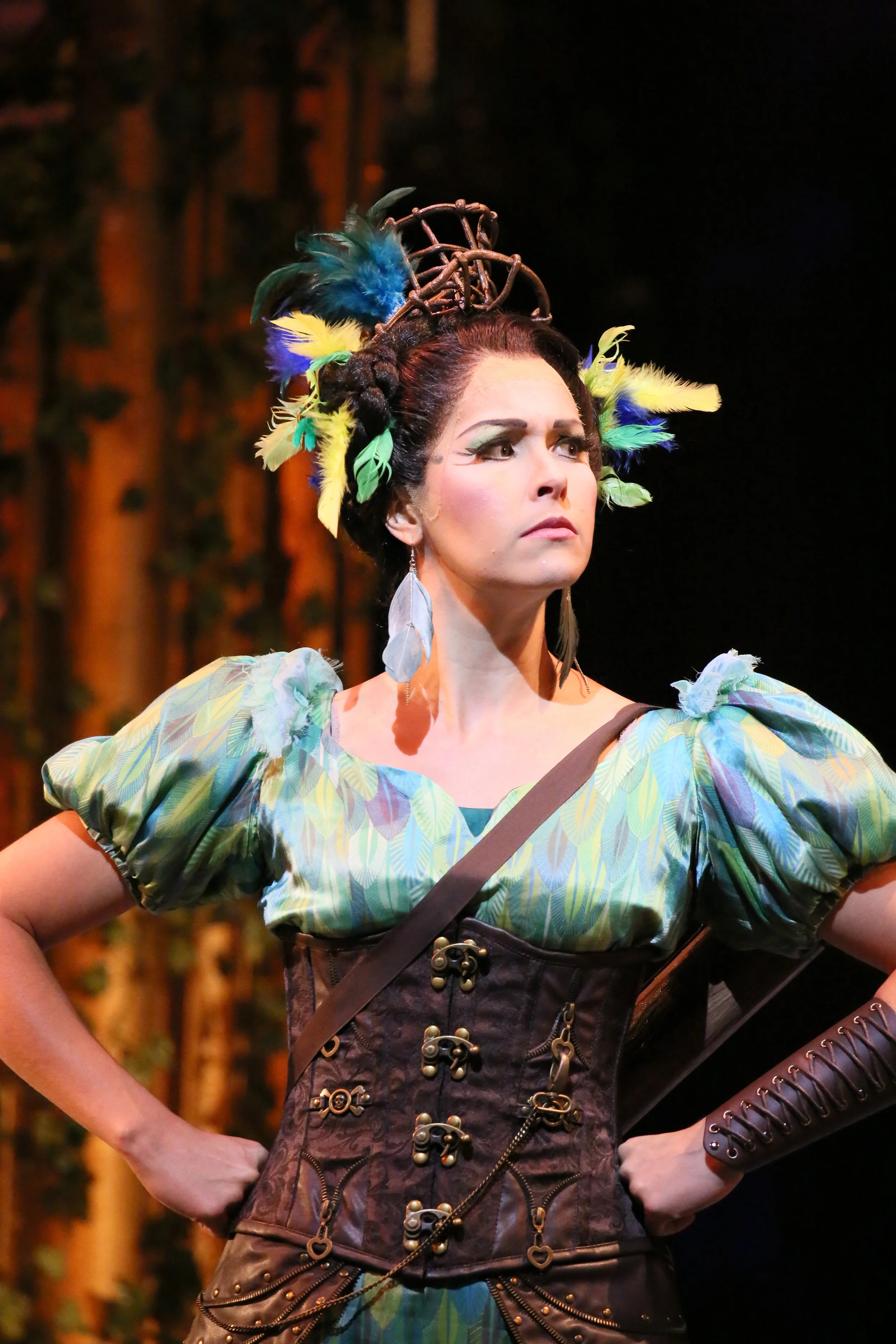 As Papagena in Hawai'i Opera Theatre's Magic Flute , 2015. (c) Daivd Takagi. 