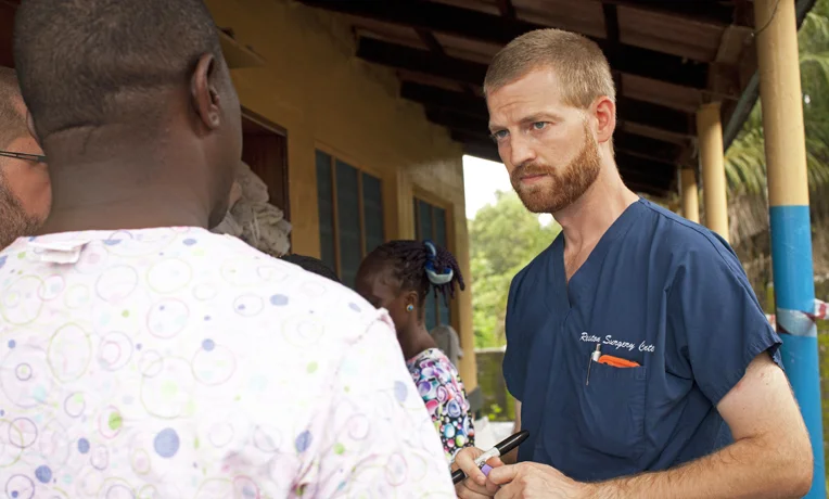  Dr. Kent Brantly before he fell sick with Ebola.