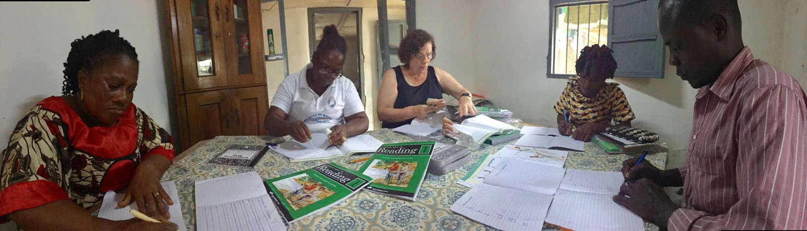  There is a lot to be taught as they pour over the books and come up with a plan!
