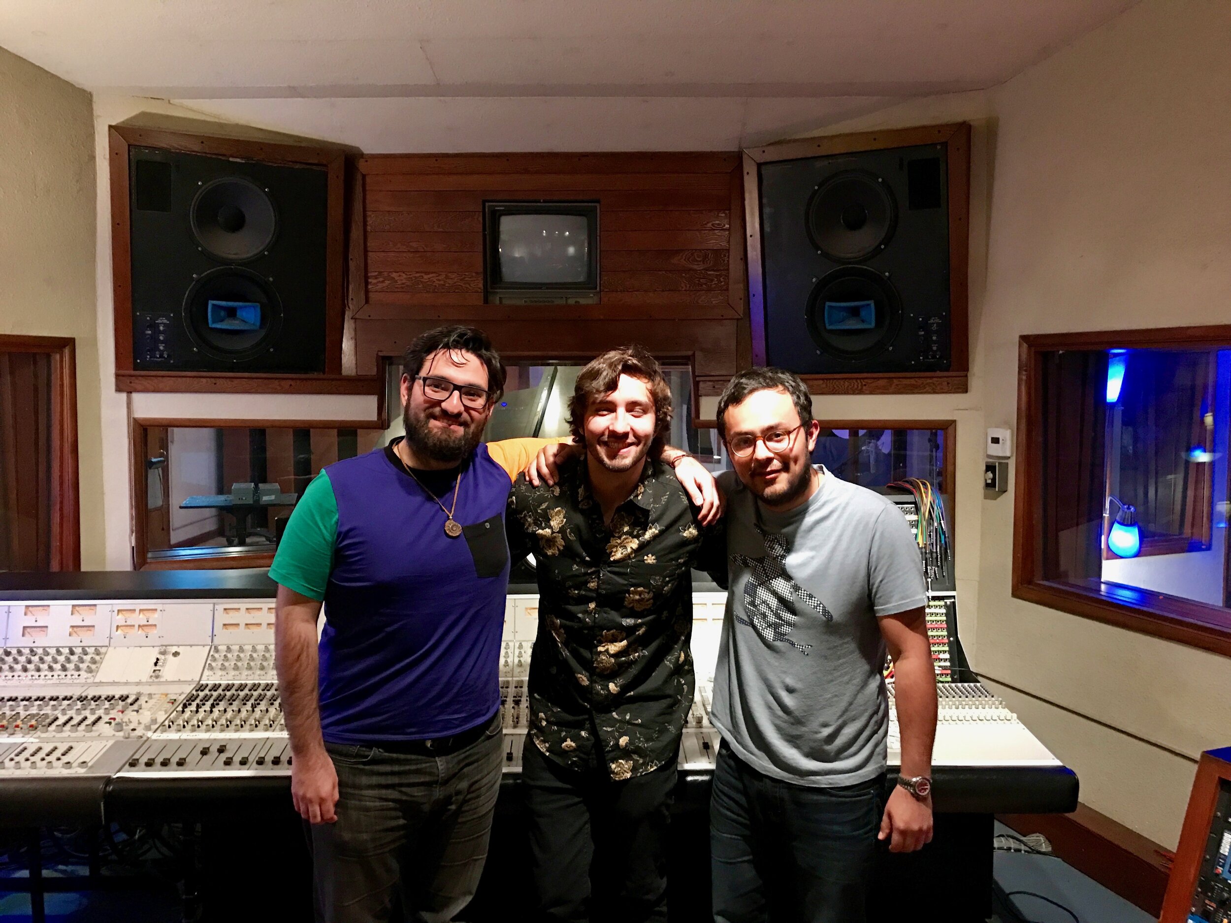 Vago Galindo, Nico Farias and Marco Flores at Stagg Street Studios.jpeg