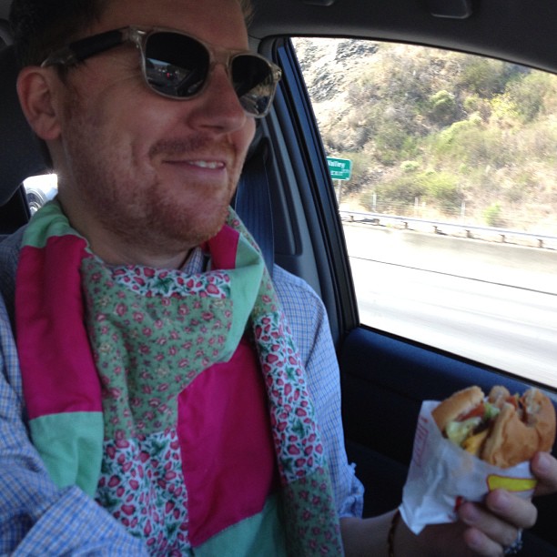 Burger bib by amystanden
