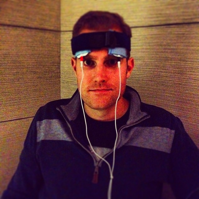 Just a little trans cranial brain stimulation on a Monday night by amystanden
