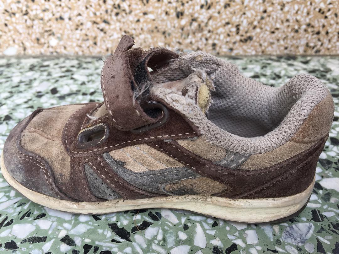 RIP grubby old too-small shoe. sniff. by amystanden