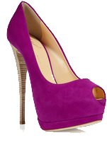 Giuseppe Zanotti Magenta Peep-Toe