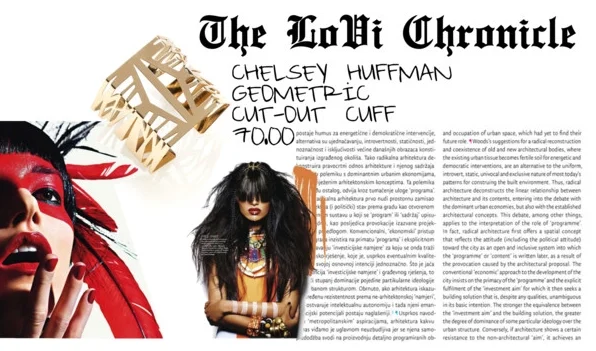 I Love Fashion: CHELSEY HUFFMAN GEOMETRIC CUT-OUT CUFF