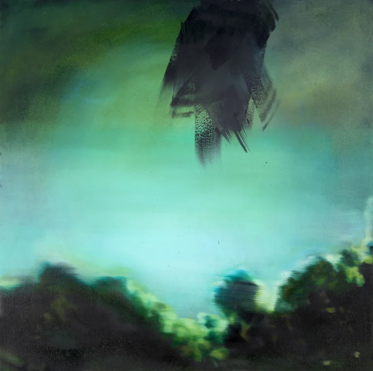 Black Gesture 2008 oil on canvas 30" x 30" | Private Collection 
