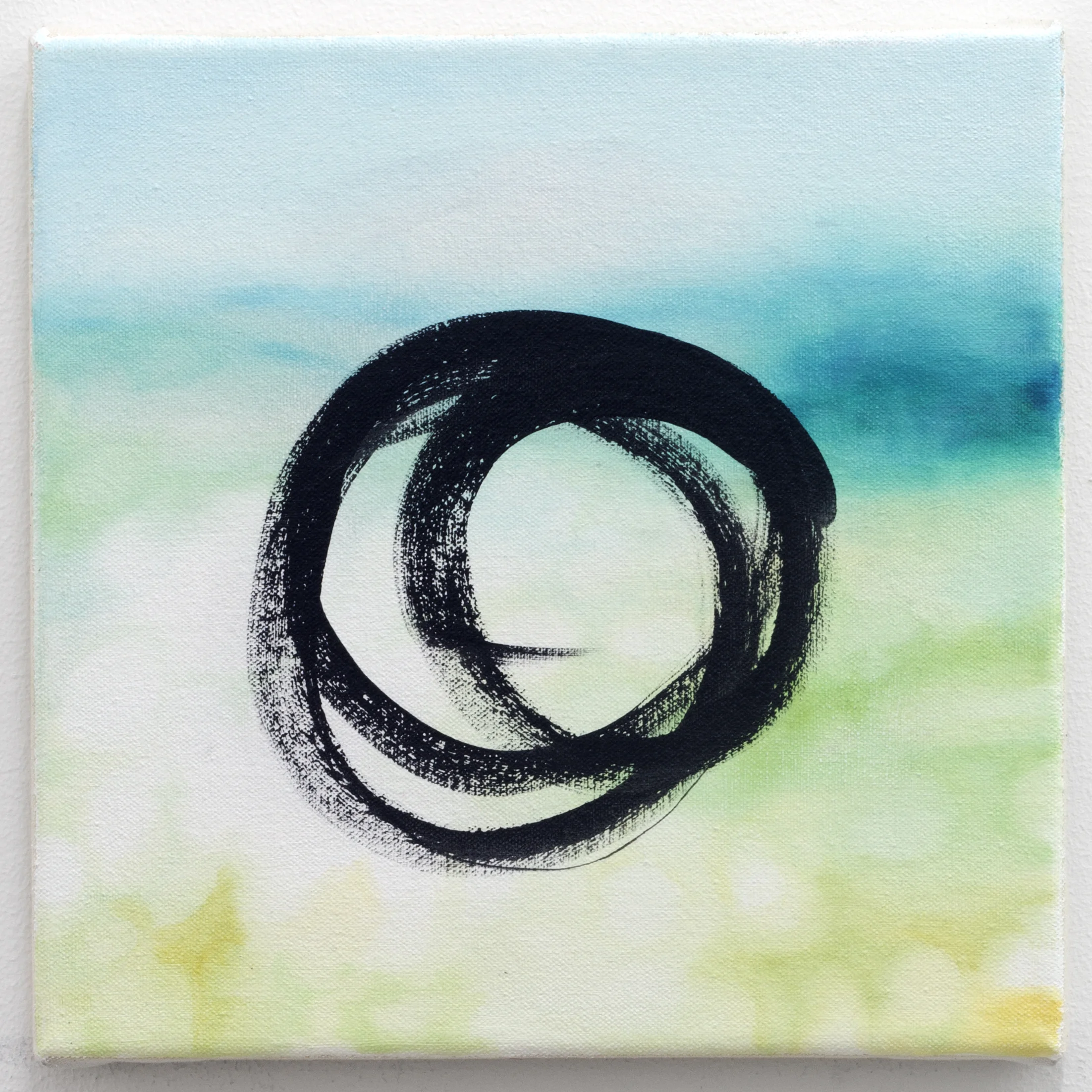 Loop III 2013 oil on canvas 9" x 9" (22.86 x 22.86 cm) | Private Collection