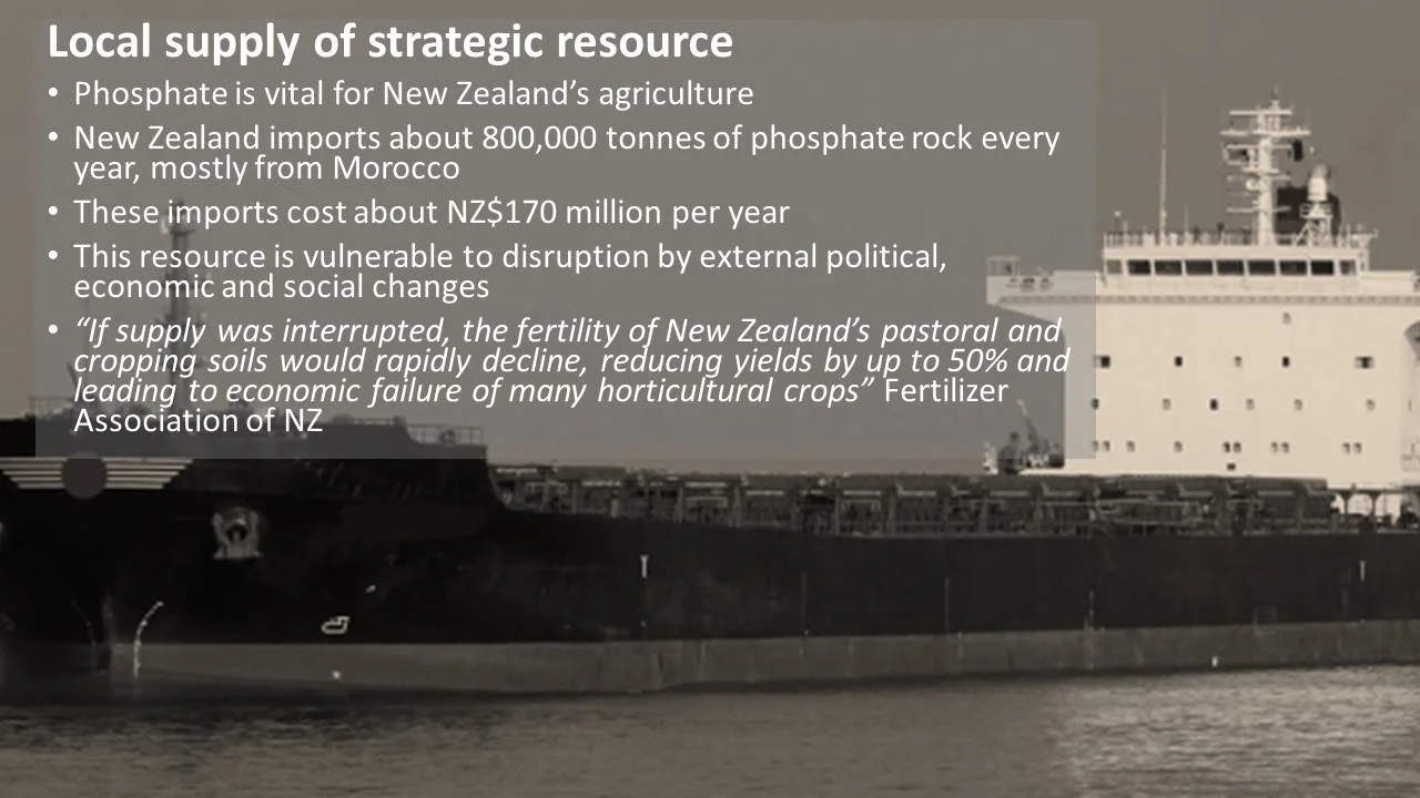 Local supply of strategic resource 