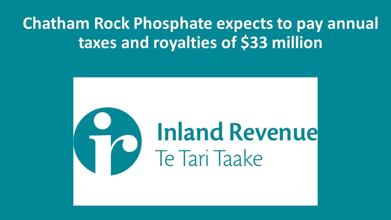 $33M per year in taxes and royalties