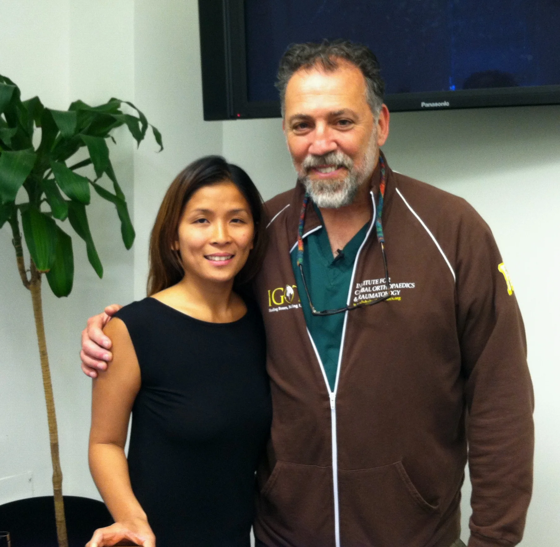  Dr. Jamie Ang Henry and Dr. Richard Coughlin, co-founder and one of three principle administrators of the&nbsp;  Institute for Global Orthopedics and Traumatology ,&nbsp;&nbsp;an initiative developed within the Department of Orthopaedics at UCSF. 