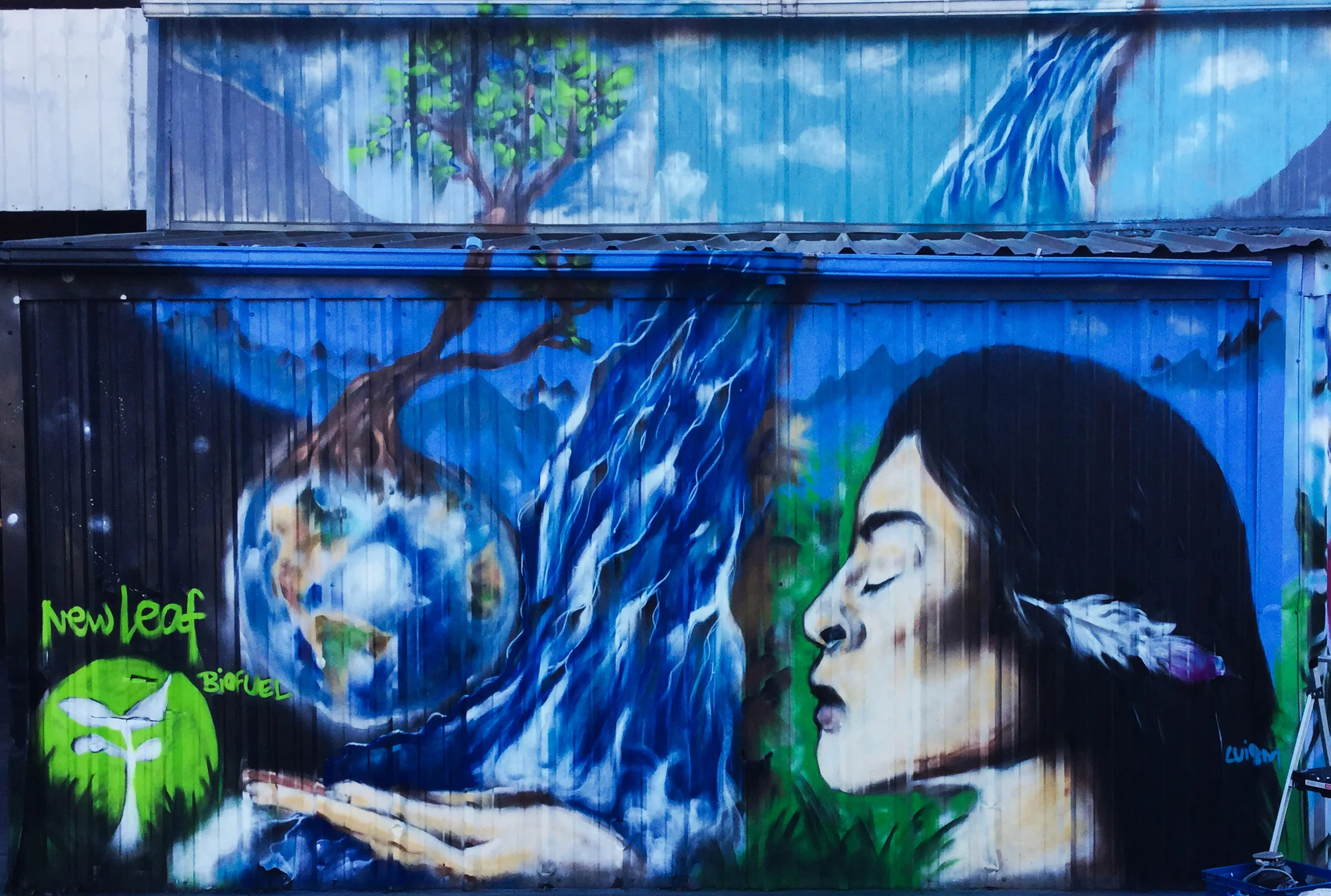 Newleaf Biofuel Mural