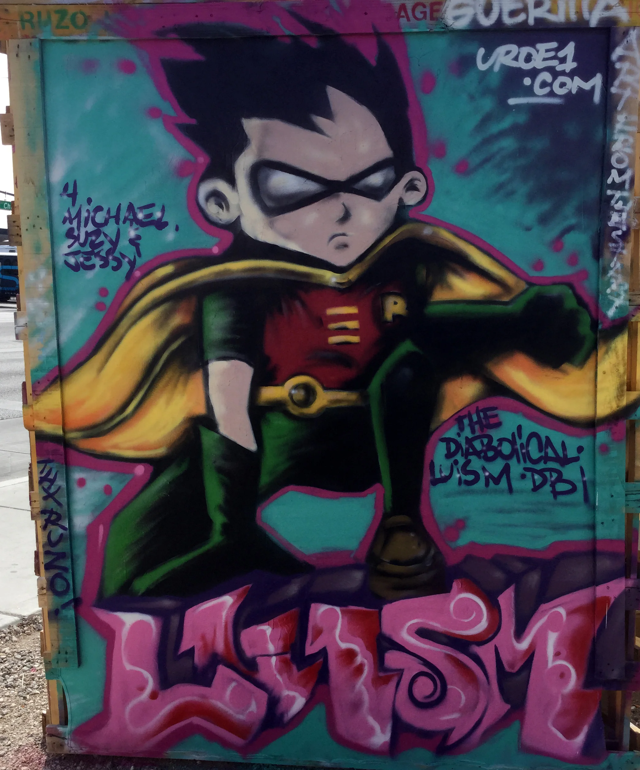 Teen Titan Graffiti Robin