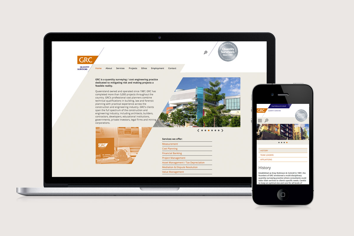 Responsive website design