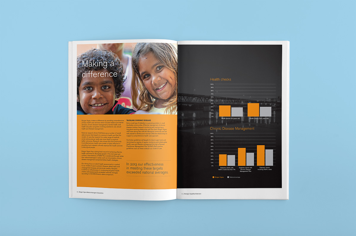 Brichure design and infographics
